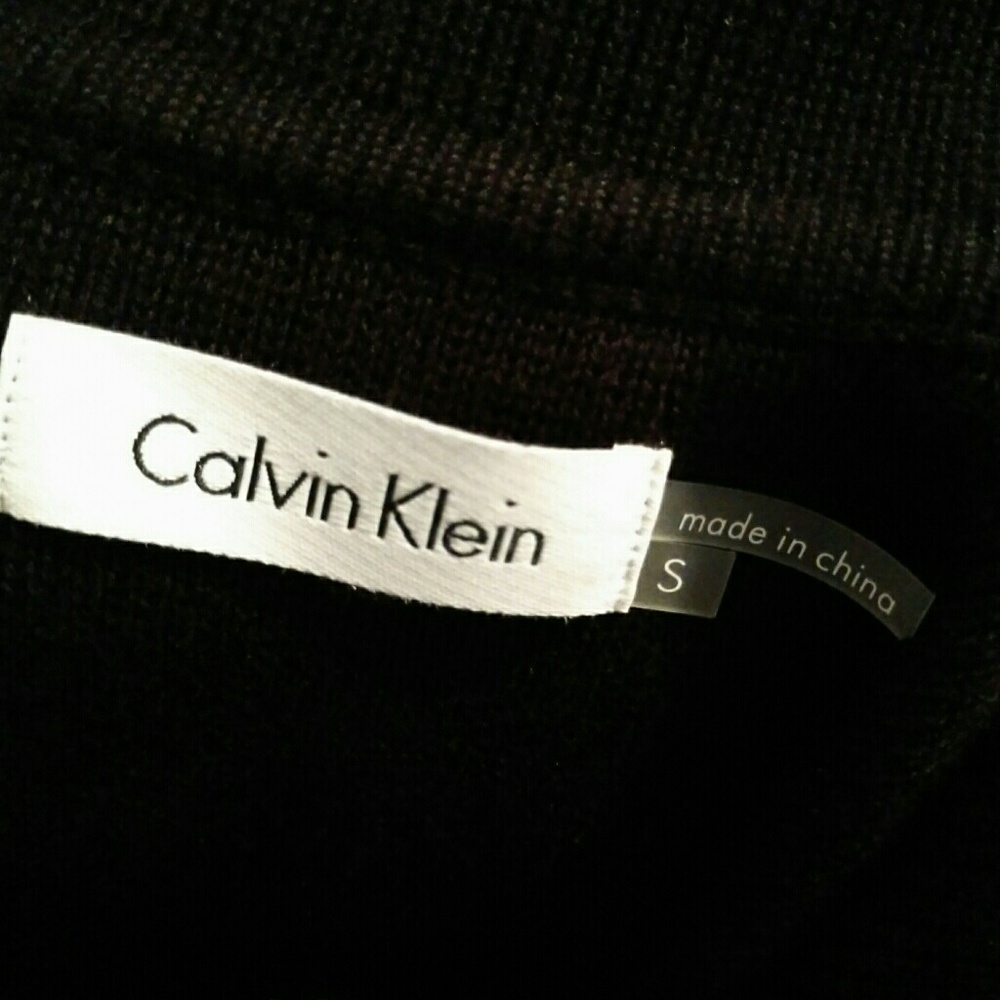 Calvin Klein Zip Neck Sweater Dress NWT - Picture 5 of 6